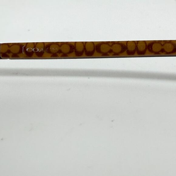 Coach Eyeglasses Women Faye(118) LILAC Tan Half Frame Women 53[]18 140 H19214 - Picture 6 of 7